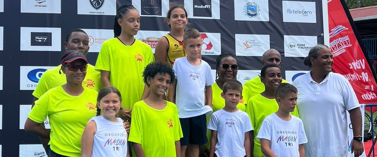 Podium avec les gagnants